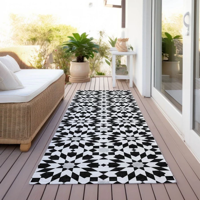 Addison Chantille ACN734-Black 2 ft. 3 in. X 7 ft. 6 in. Rectangle Rug