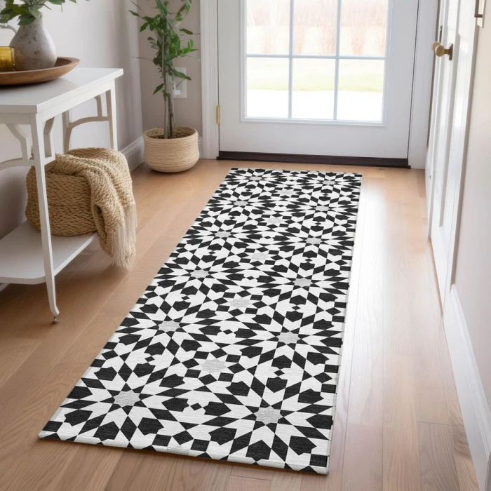 Addison Chantille ACN734-Black 2 ft. 3 in. X 7 ft. 6 in. Rectangle Rug