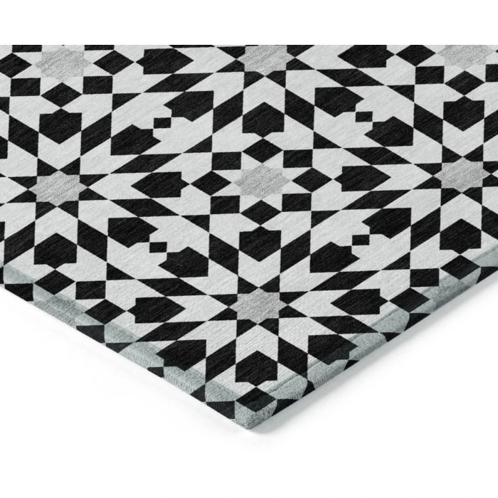 Addison Chantille ACN734-Black 8 ft. X 8 ft. Round Rug