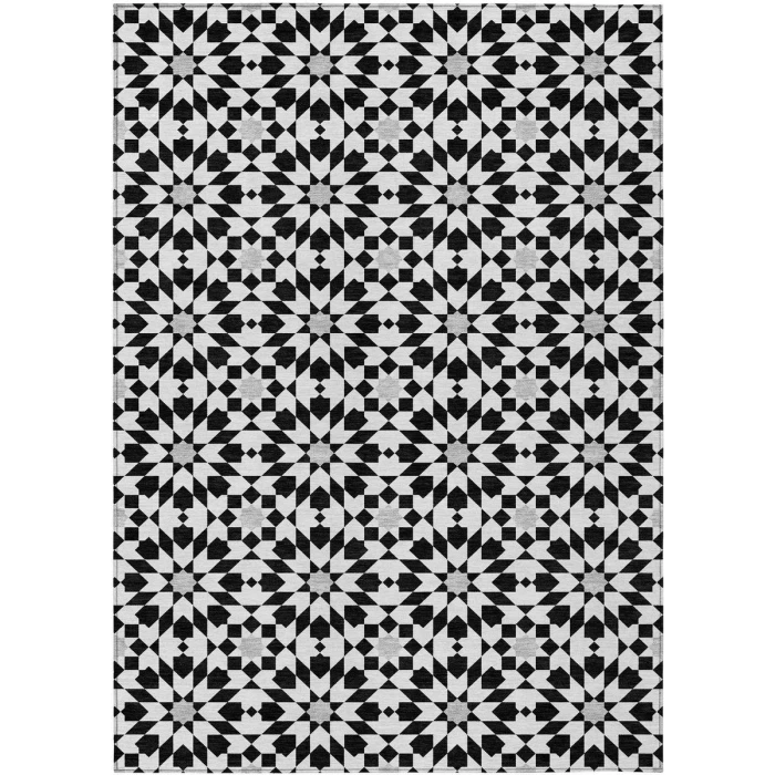 Addison Chantille ACN734-Black 5 ft. X 7 ft. 6 in. Rectangle Rug