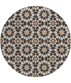 Addison Chantille ACN734-Charcoal 8 ft. X 8 ft. Round Rug