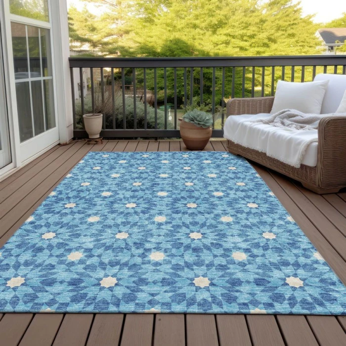 Addison Chantille ACN734-Denim 8 ft. X 10 ft. Rectangle Rug