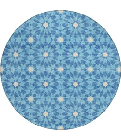 Addison Chantille ACN734-Denim 8 ft. X 8 ft. Round Rug