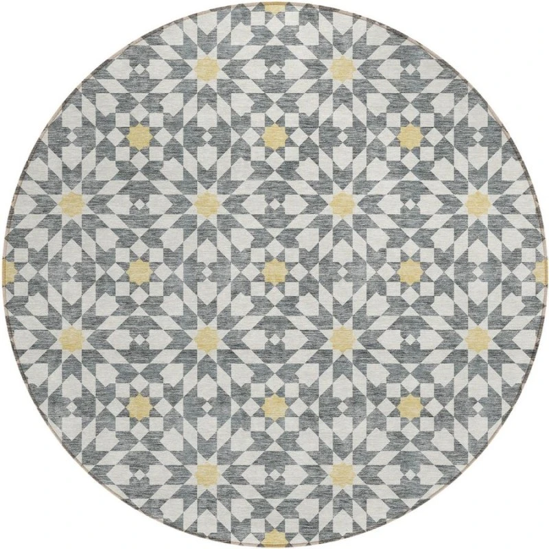 Addison Chantille ACN734-Gray 8 ft. X 8 ft. Round Rug