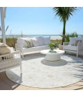 Addison Chantille ACN734-Ivory 8 ft. X 8 ft. Round Rug