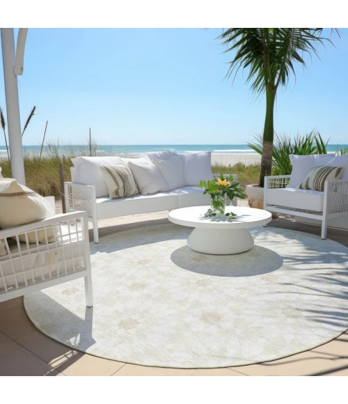Addison Chantille ACN734-Ivory 8 ft. X 8 ft. Round Rug