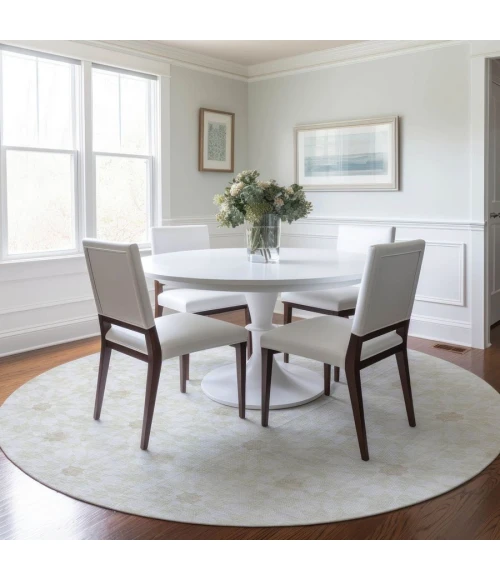 Addison Chantille ACN734-Ivory 8 ft. X 8 ft. Round Rug