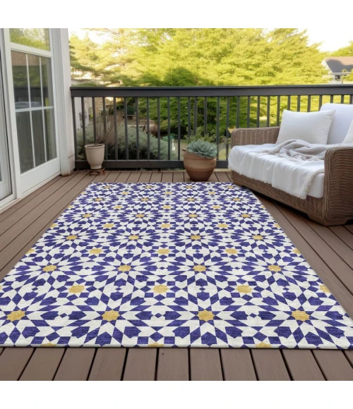 Addison Chantille ACN734-Navy 5 ft. X 7 ft. 6 in. Rectangle Rug