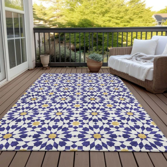 Addison Chantille ACN734-Navy 8 ft. X 10 ft. Rectangle Rug