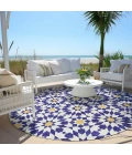 Addison Chantille ACN734-Navy 8 ft. X 8 ft. Round Rug