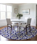 Addison Chantille ACN734-Navy 8 ft. X 8 ft. Round Rug