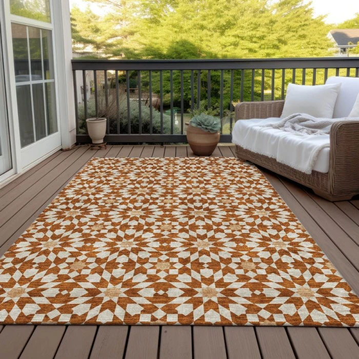 Addison Chantille ACN734-Paprika 10 ft. X 14 ft. Rectangle Rug