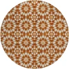 Addison Chantille ACN734-Paprika 8 ft. X 8 ft. Round Rug
