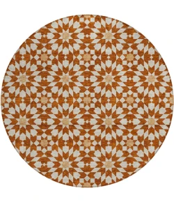 Addison Chantille ACN734-Paprika 8 ft. X 8 ft. Round Rug