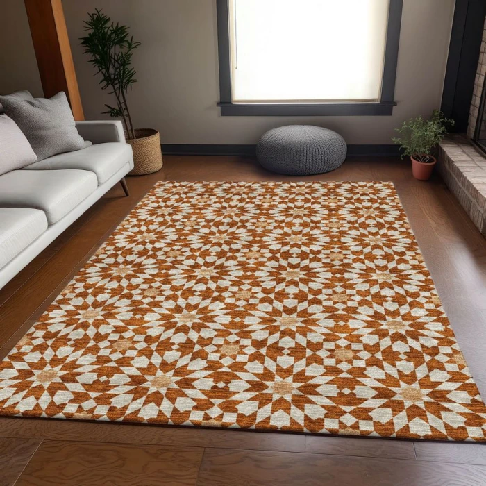 Addison Chantille ACN734-Paprika 10 ft. X 14 ft. Rectangle Rug