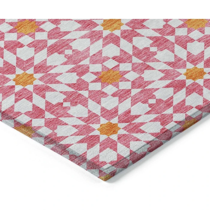 Addison Chantille ACN734-Pink 8 ft. X 8 ft. Round Rug