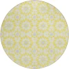 Addison Chantille ACN734-Yellow 8 ft. X 8 ft. Round Rug