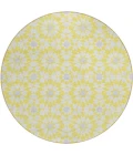 Addison Chantille ACN734-Yellow 8 ft. X 8 ft. Round Rug