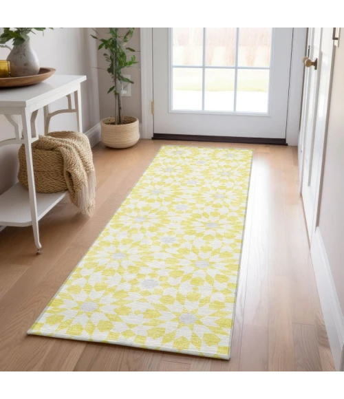 Addison Chantille ACN734-Yellow 2 ft. 3 in. X 7 ft. 6 in. Rectangle Rug