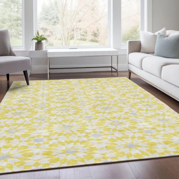 Addison Chantille ACN734-Yellow 3 ft. X 5 ft. Rectangle Rug