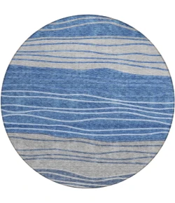 Addison Chantille ACN735-Blue 8 ft. X 8 ft. Round Rug