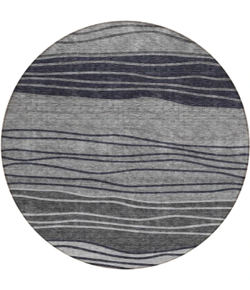Addison Chantille ACN735-Gray 8 ft. X 8 ft. Round Rug