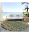 Addison Chantille ACN735-Olive 8 ft. X 8 ft. Round Rug