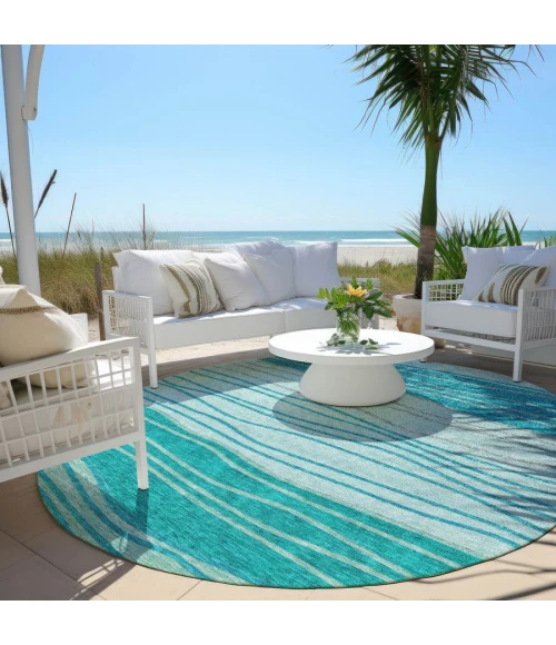 Addison Chantille ACN735-Sky 8 ft. X 8 ft. Round Rug