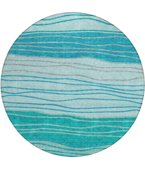 Addison Chantille ACN735-Sky 8 ft. X 8 ft. Round Rug