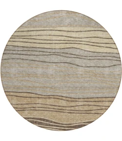 Addison Chantille ACN735-Taupe 8 ft. X 8 ft. Round Rug