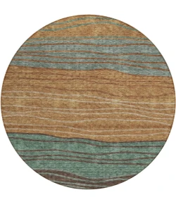 Addison Chantille ACN735-Terracotta 8 ft. X 8 ft. Round Rug