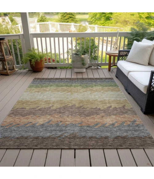 Addison Chantille ACN736-Chocolate 8 ft. X 10 ft. Rectangle Rug