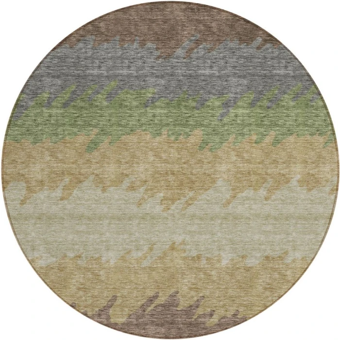 Addison Chantille ACN736-Chocolate 8 ft. X 8 ft. Round Rug