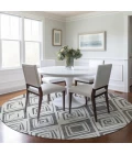 Addison Chantille ACN737-Gray 8 ft. X 8 ft. Round Rug