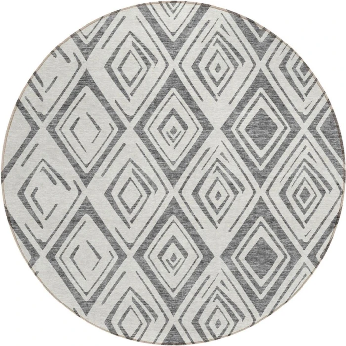 Addison Chantille ACN737-Gray 8 ft. X 8 ft. Round Rug