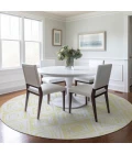 Addison Chantille ACN737-Yellow 8 ft. X 8 ft. Round Rug