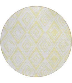 Addison Chantille ACN737-Yellow 8 ft. X 8 ft. Round Rug