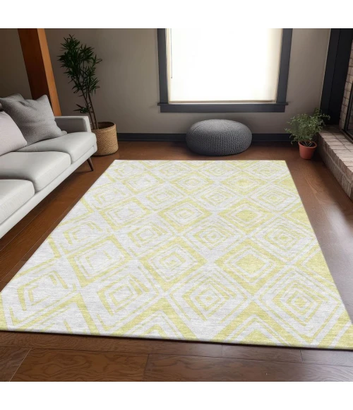 Addison Chantille ACN737-Yellow 5 ft. X 7 ft. 6 in. Rectangle Rug