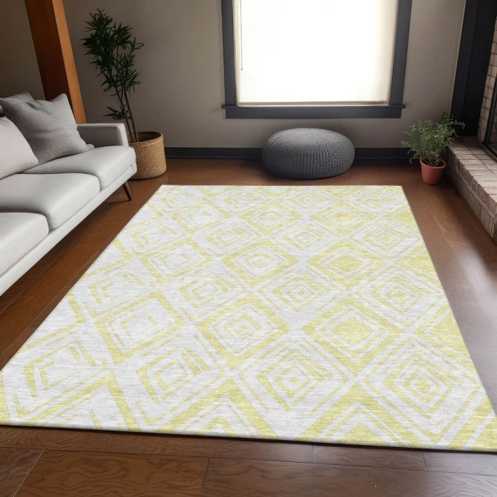 Addison Chantille ACN737-Yellow 9 ft. X 12 ft. Rectangle Rug