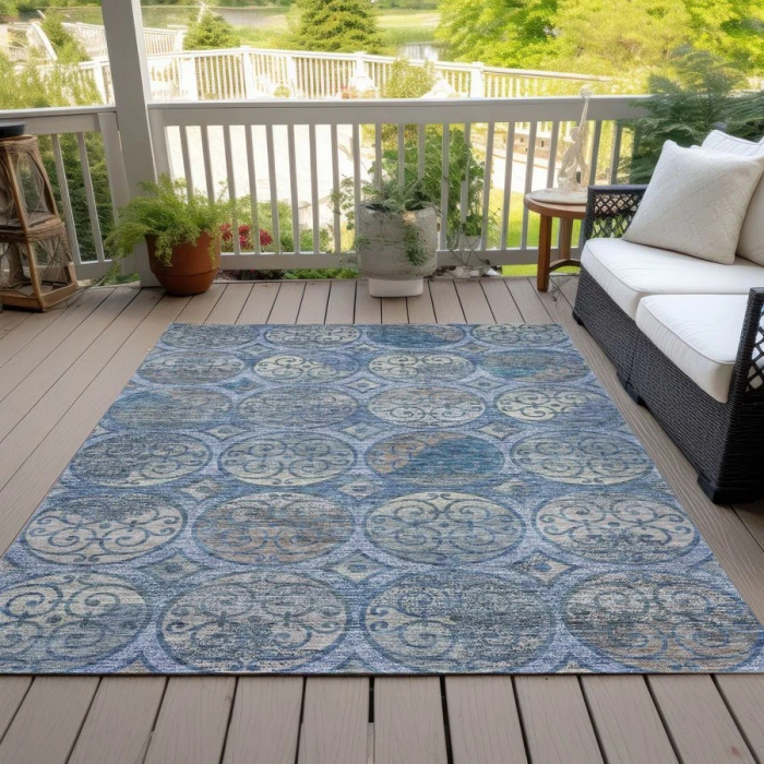 Addison Chantille ACN738-Blue 3 ft. X 5 ft. Rectangle Rug