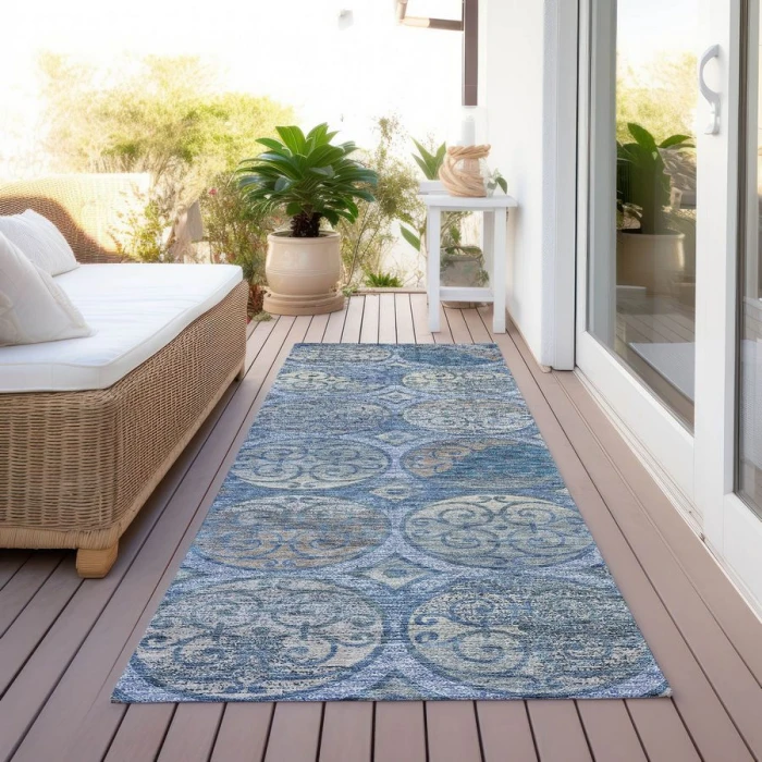 Addison Chantille ACN738-Blue 2 ft. 3 in. X 7 ft. 6 in. Rectangle Rug