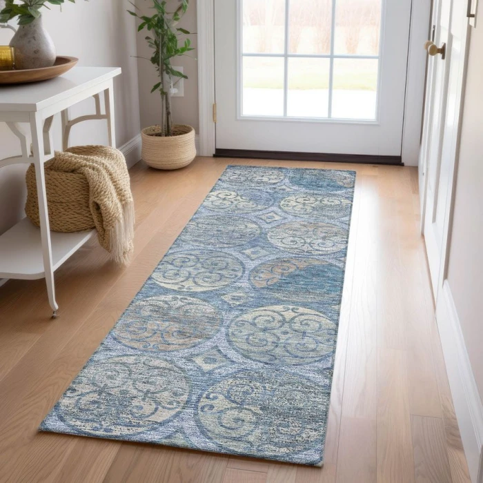 Addison Chantille ACN738-Blue 2 ft. 3 in. X 7 ft. 6 in. Rectangle Rug