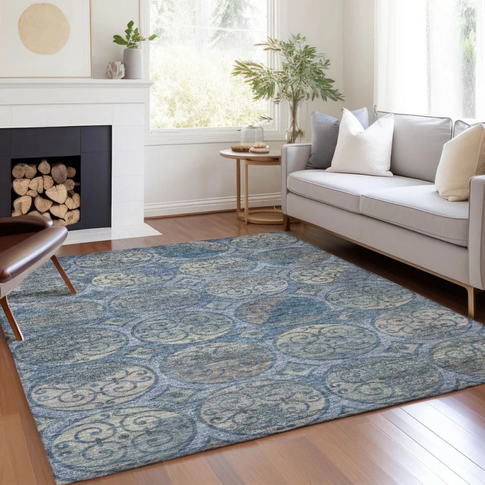 Addison Chantille ACN738-Blue 3 ft. X 5 ft. Rectangle Rug