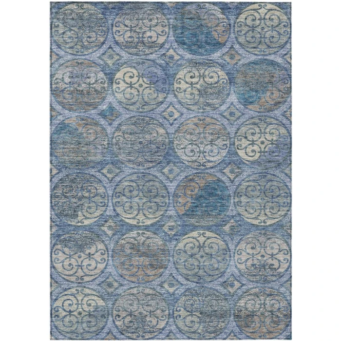 Addison Chantille ACN738-Blue 3 ft. X 5 ft. Rectangle Rug