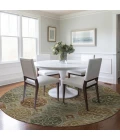 Addison Chantille ACN738-Taupe 8 ft. X 8 ft. Round Rug