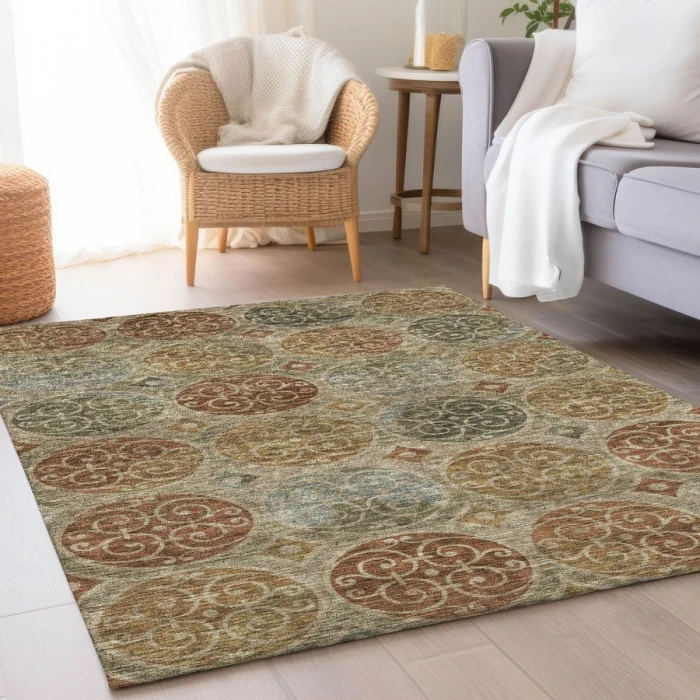 Addison Chantille ACN738-Taupe 3 ft. X 5 ft. Rectangle Rug
