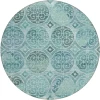 Addison Chantille ACN738-Teal 8 ft. X 8 ft. Round Rug