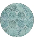 Addison Chantille ACN738-Teal 8 ft. X 8 ft. Round Rug