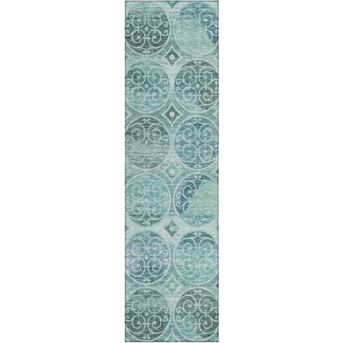 Addison Chantille ACN738-Teal 2 ft. 3 in. X 7 ft. 6 in. Rectangle Rug
