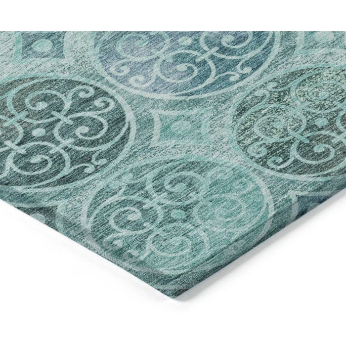 Addison Chantille ACN738-Teal 3 ft. X 5 ft. Rectangle Rug